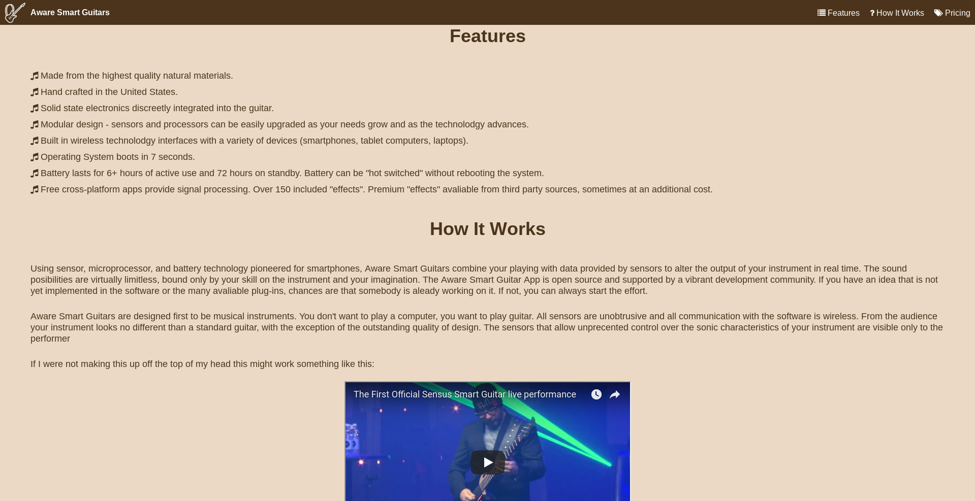 Product Landing Page